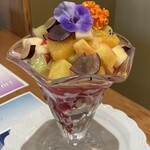 水信フルーツパーラーラボ - ミックスチョコレートパフェ