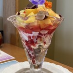 水信フルーツパーラーラボ - ミックスチョコレートパフェ