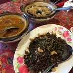 Chilli Padi Nonya Restaurant - 奥から、Nonya Chap Chye（Small）- S$7.80、Ayam Rendang（Small）- S$11.80、Bua Kuluak Fried Rice（Small）- S$9.80