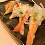 にぎり長次郎 - ✨煮穴子・海老アボカド（にぎり寿司）✨