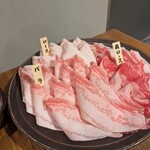 しゃぶしゃぶ もり島 - いやぁ色からして最高の豚肉