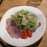 しゃぶしゃぶ もり島 - 最初に出てくるサラダ♡