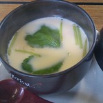 汐風 - 「汐風ミニ会席」（１０００円）のみそ汁です。