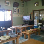 のんびりした雰囲気が漂う店内です。