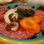 炭焼 金竜山 - 特上ロース ＠3,500円×2 2014.11.1x