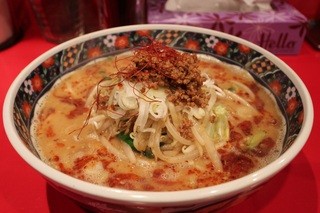 Kodawari no menya roppongi ramen - 味噌担々めん 780円。