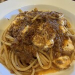 サッシカイア - 料理写真:ボロネーゼとモッツァレラチーズのパスタ　2500円