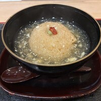 佳久 - おにぎりの梅あんかけ