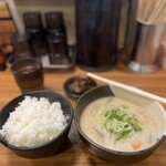 老虎苑 - かす汁定食@600円