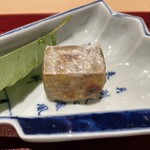 銀座 しのはら - あっつあつの栗葛焼き