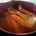 海鮮どんぶり亭 - スペシャル海鮮丼のカニ汁