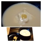 御料理 光安 - 「生湯葉の白みそ仕立て」・・白味噌が美味しいこと。上質な湯葉は甘いですね。