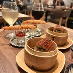 Mr.Gentleman Neo Japan Dining - うなぎ焼売とフライングゲットエビフライ