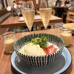 Mr.Gentleman Neo Japan Dining - フレッシュモッツァレラチーズとココナッツクリームのカプレーゼ