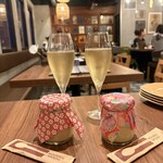 Mr.Gentleman Neo Japan Dining - お通しのポルチーニの冷製茶碗蒸し♡