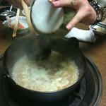 この美味そうな雑炊の香り、伝わります？