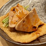 鮨 しゅん輔 - フワフワ仕上げの鮟肝です