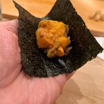 鮨 しゅん輔 - バフンウニです