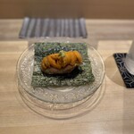 恵比寿 鮨 はつめ - マグロの脳天ブーケ