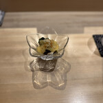 恵比寿 鮨 はつめ - ツルムラサキのお浸し