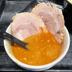 麺屋永吉 花鳥風月 - スープ割りも美味しい