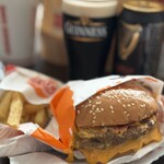 バーガーキング 西田辺駅前店 - ダブルビーフ インフェルノバーガー