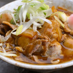 南天 - 肉カレーそば@税込600円