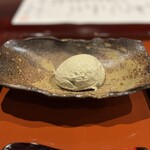 割烹 新多久 - むかごアイスクリーム