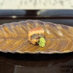 割烹 新多久 - 鮭焼〆