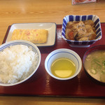 Kyou Uji Shokudou - 玉子焼き&鶏と秋野菜の煮物