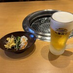 焼肉きんぐ 名古屋上飯田店 - ナムル、美味しかったー！