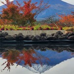 ハーブ庭園旅日記 富士河口湖庭園 園内ショップ - 逆さ富士