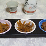 浅草今半 - 牛肉佃煮3種食べ比べ