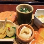 燈々庵 - アップ　勾玉豆腐・山葵な