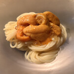 薫 HIROO - 昆布森のバフン雲丹の冷製パスタ