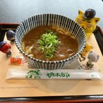 おにぎりの桃太郎 - 料理写真:カレーうどん　678円(税込)   ※いわゆる汁無しカレーです　※いちおう、それとは別に、出汁はかかってますけど