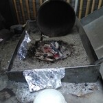 家和楽 - 鮎を炭火焼き
