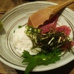 おらい - 鮪と山芋のゴマ醤油