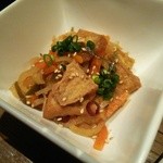 おらい - 野菜のきんぴら風(サービスで貰いました)