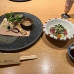 親和苑 - 夕食は彩り豊かで食べていて楽しくなる