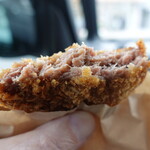 相原精肉店 - 料理写真:揚げたてメンチカツ