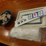 やき鳥三太郎 - お通し(2025年9月12日撮影)