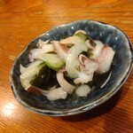 やき鳥三太郎 - お通し(2025年9月12日撮影)