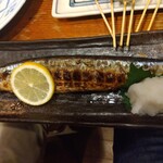 やき鳥三太郎 - さんま塩焼き(2025年9月12日撮影)