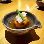 いざかや しん - 海老しんじょうの食感と風味、餡のとろみ加減と味わいが絶妙でした‼️(o^^o)