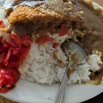 菊水 - ご飯の量もかなりあります。