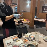 焼肉すだく家族亭 - 肉寿司　炙り