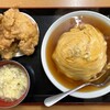 中華料理 萬盛 - 料理写真:天津飯唐揚げセット