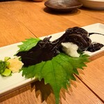 半魚人 - 料理写真:イカ墨造りホタルイカ沖漬