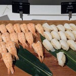 グランサンク - 寿司　海老　エンガワ